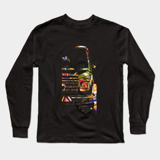 G wagon abstract colorful Long Sleeve T-Shirt